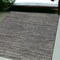Edge Collections - 5' x 8' - Brown - Stain Resistant Striped Area Rug for Indoor and Outdoor Use - 1 Piece
